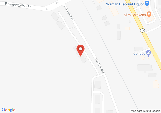 Google map image of 2900 Oak Tree Ave Apt 11302 Norman OK USA